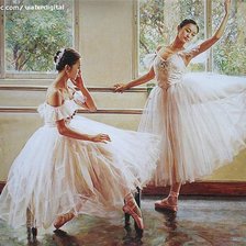 Оригинал схемы вышивки «балет» (№240210)