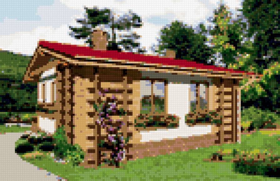 Садовый домик - садовый домик, домик - предпросмотр