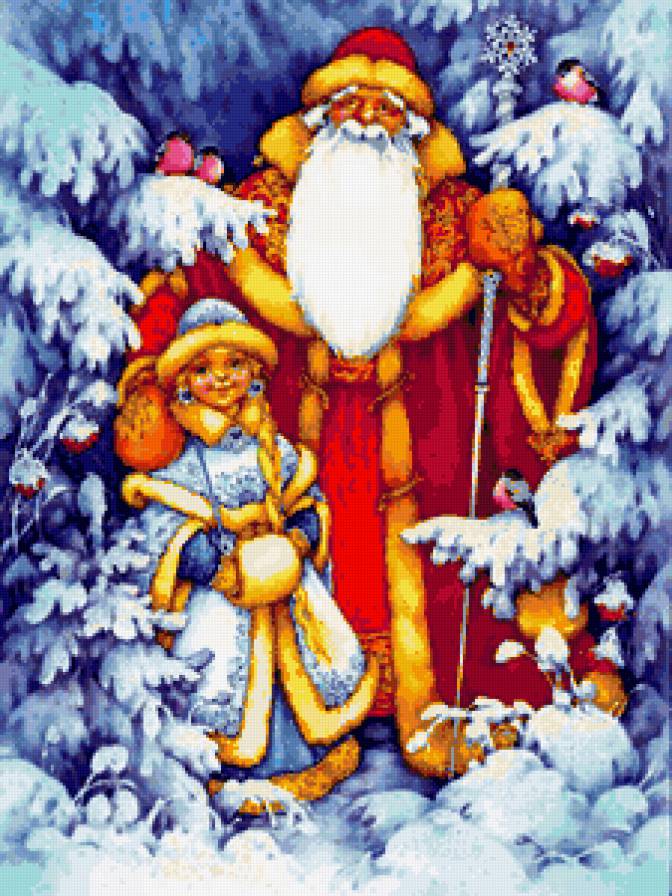 Новогодняя. - зима, дед мороз, праздник - предпросмотр