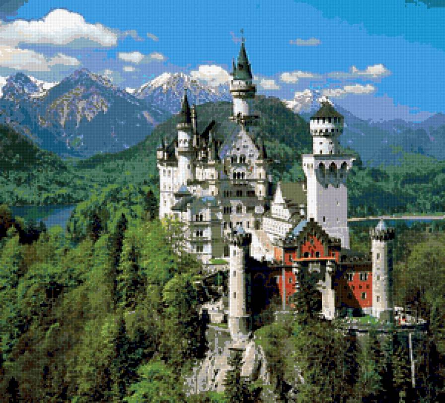 Замки мира. - замки, природа, пейзаж - предпросмотр