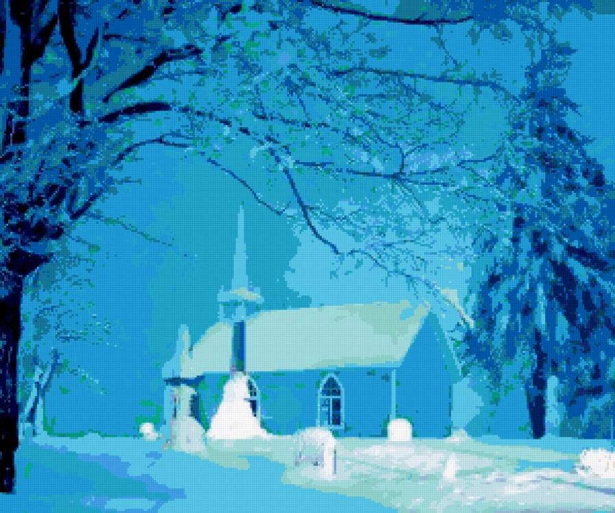 Пейзаж. - зима, природа., пейзаж - предпросмотр