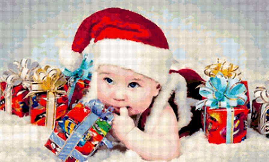 Лапонька. - новогодние, зима, праздник, дети - предпросмотр