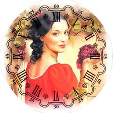 Оригинал схемы вышивки «Часы время» (№241099)