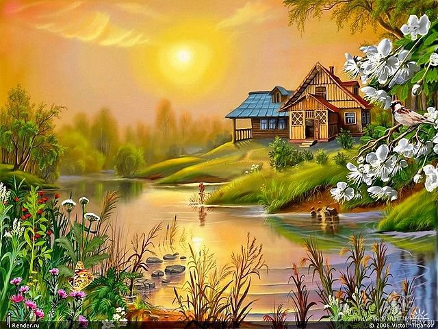 домик в деревне - оригинал