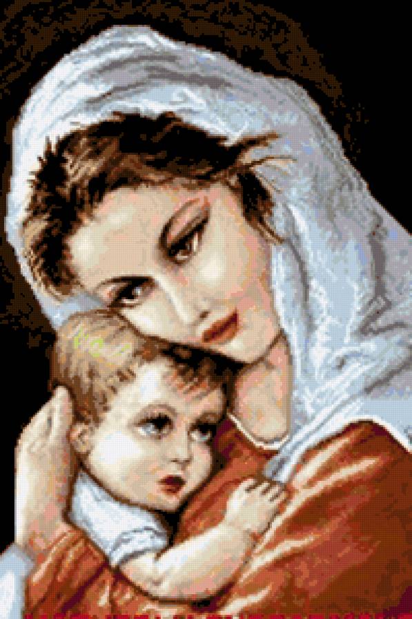 мама - мама, ребенок, мать, материнство, малыш, живопись, дети - предпросмотр