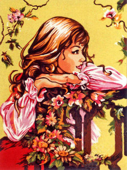 Мечтательная леди - женщина, девушка, картина, портрет, живопись, красота женщины - оригинал