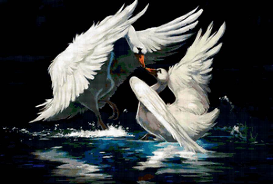 Лебеди - предпросмотр