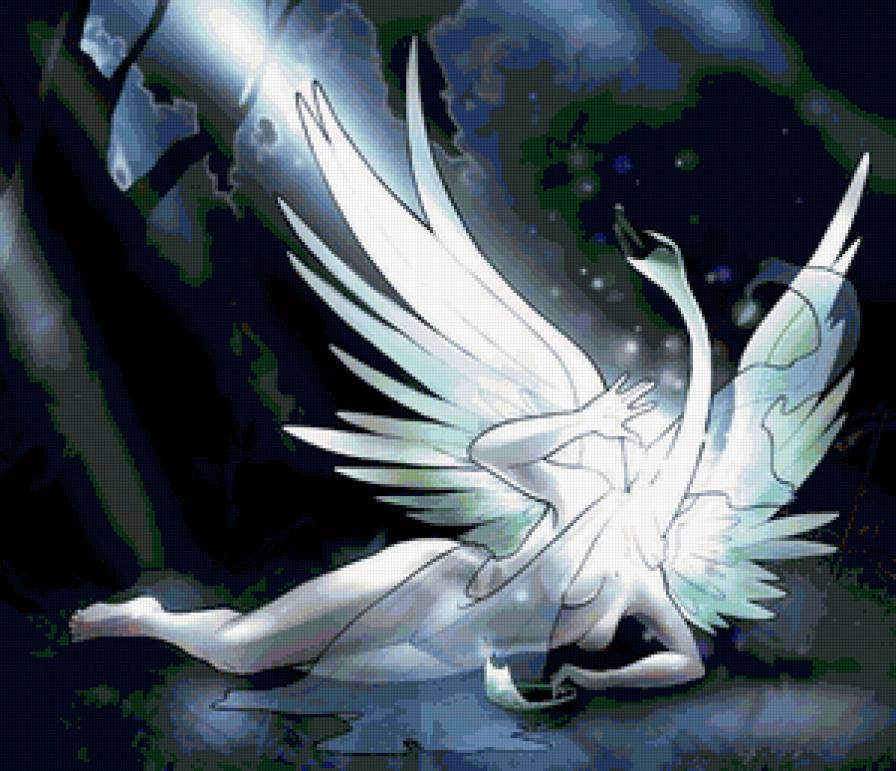 Фэнтэзи. Девушка-лебедь. - предпросмотр