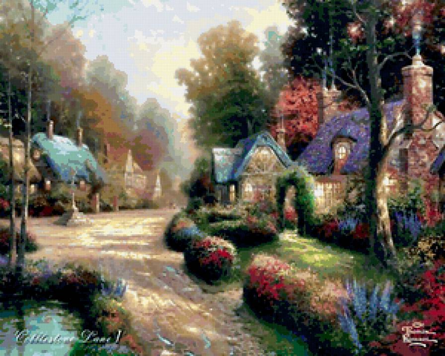 Художник Томас Кинкейд - картина, живопись, искуство - предпросмотр