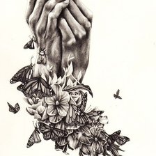 Схема вышивки «по»