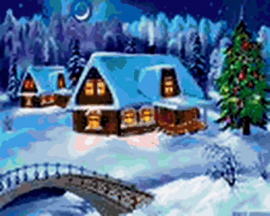 Зима. - природа, зима, пейзаж - предпросмотр