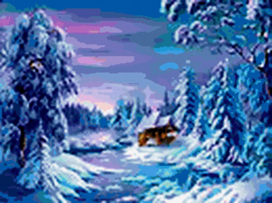 Зима. - зима, природа, пейзаж - предпросмотр