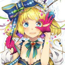 Схема вышивки «Весёлая девушка»