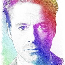 Схема вышивки «Роберт Дауни Мл.»