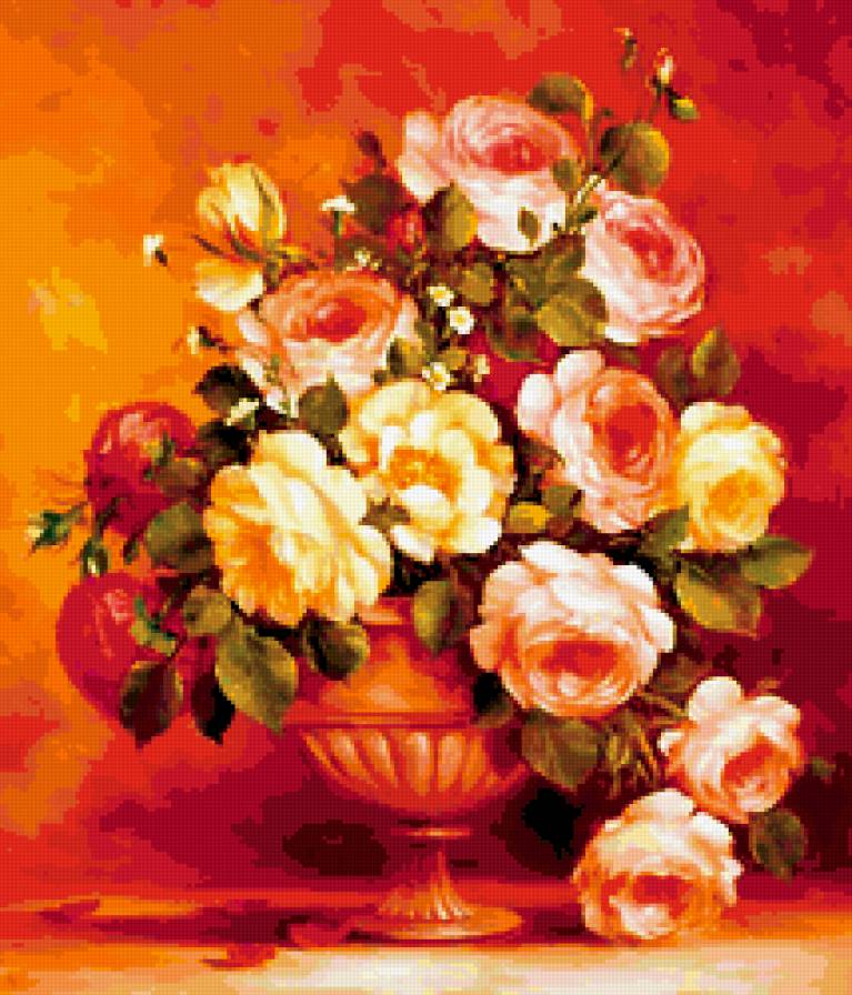 цветы - букет, романтика, природа, цветы, , натюрморт - предпросмотр