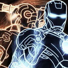 Схема вышивки «Iron Man»
