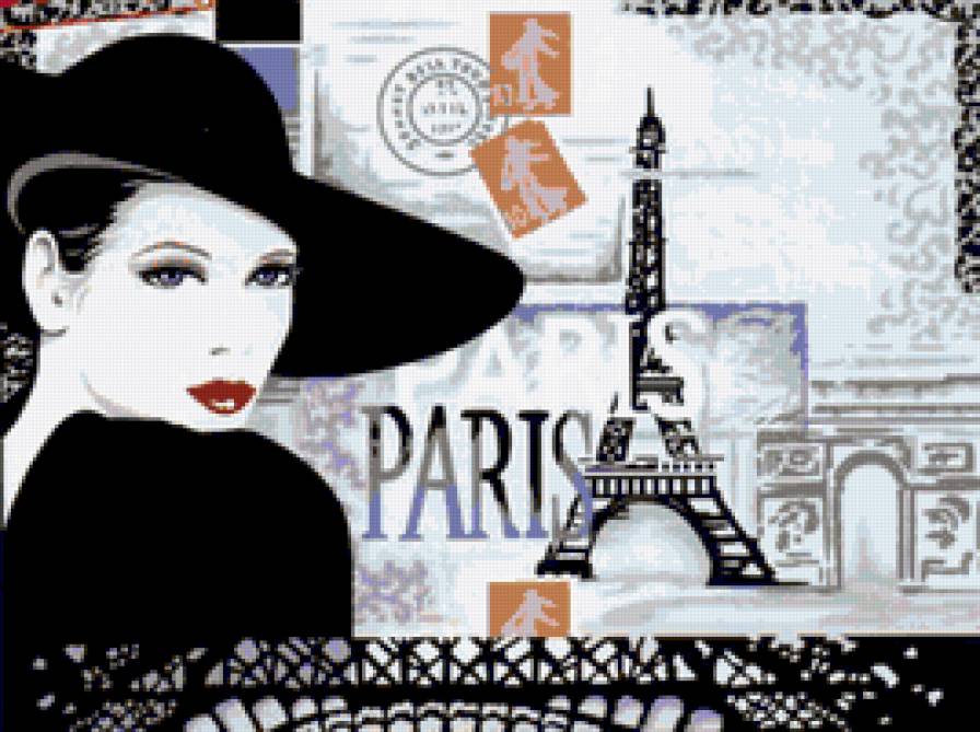 Парижанка - париж - предпросмотр