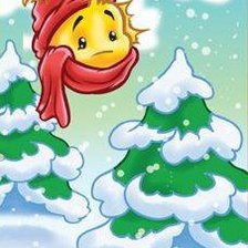 Схема вышивки «зима»