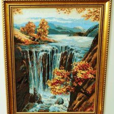 Схема вышивки «пейзаж»