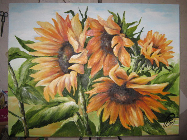 подсолнухи - подсолнухи - оригинал