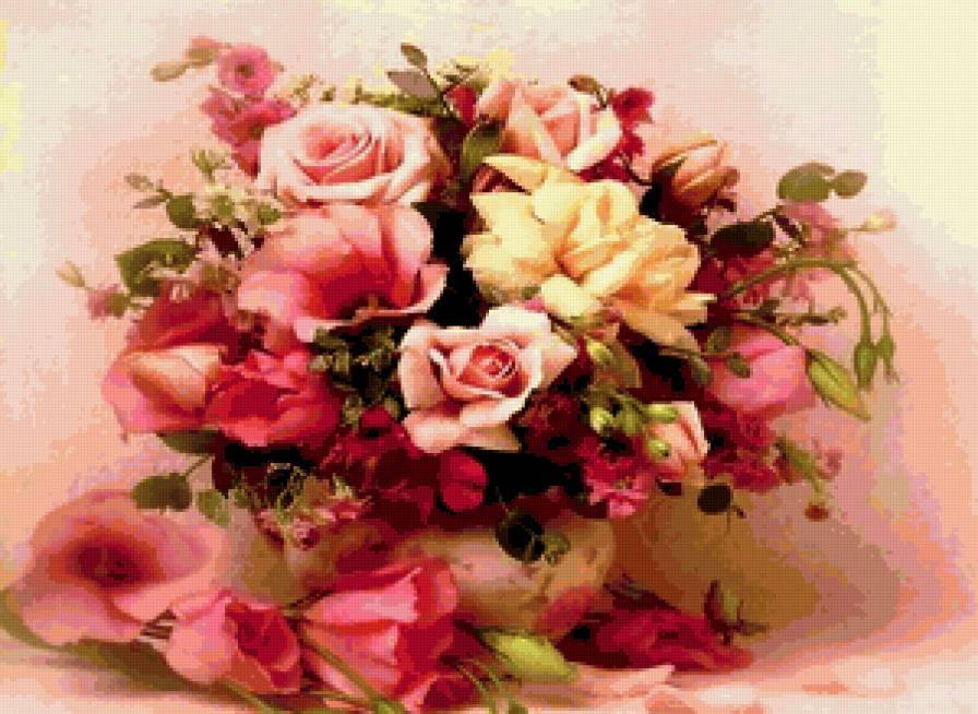 Розы - цветы, букет, розы - предпросмотр