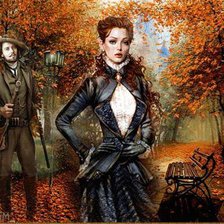 Схема вышивки «Поклонник»