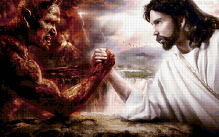 Бог и Дьявол - дьявол, бог - предпросмотр