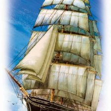 Схема вышивки «корабль мечты»