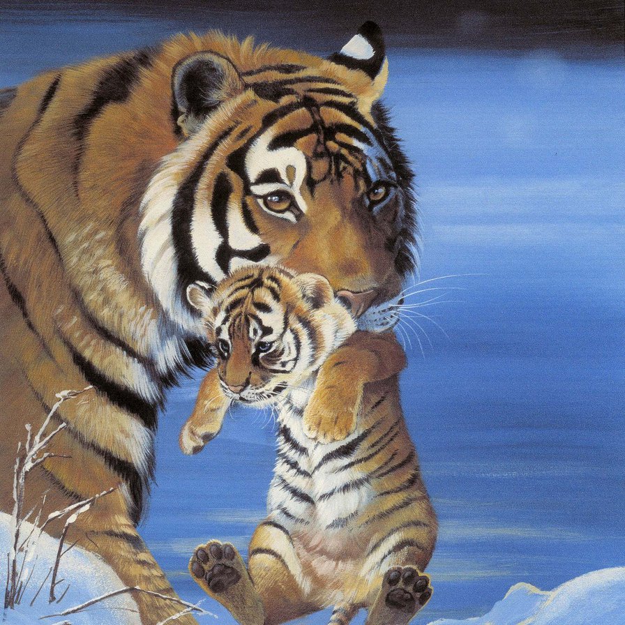 большие кошки - тигр - оригинал