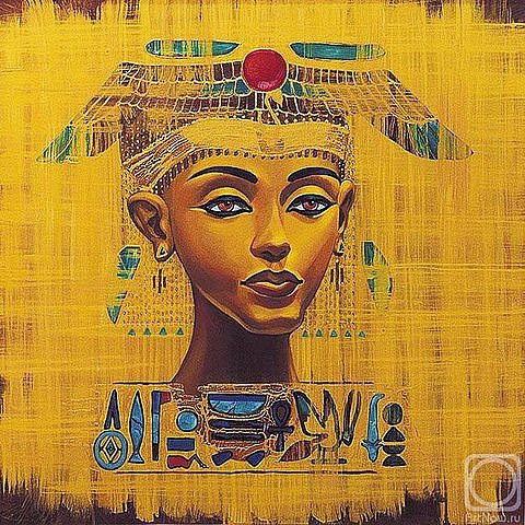 ЦАРИЦА - женщины мира, подушка, египет - оригинал