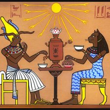 Схема вышивки «египетский мотив»