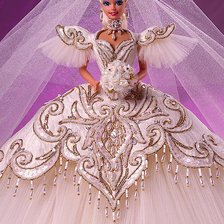 Схема вышивки «барби невеста»