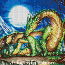 Схема вышивки «drakon»
