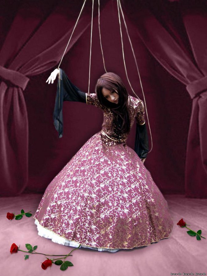 Марионетка - девушка, марионетка, кукла, театр - оригинал