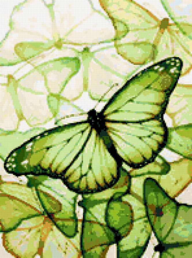 детский рисунок - бабочки - предпросмотр