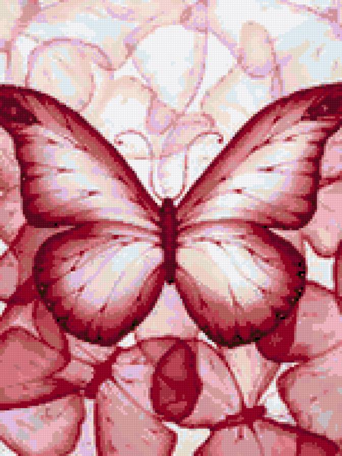 детский рисунок - бабочки - предпросмотр