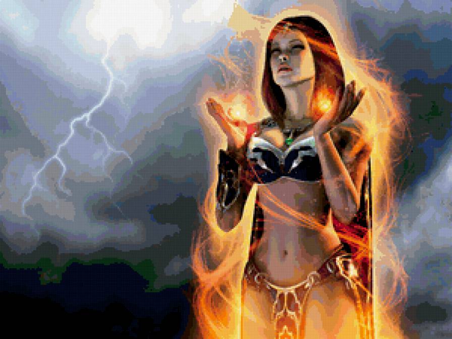 ЖЕНСКИЙ ОБРАЗ - огненная девушка, женщины мира - предпросмотр