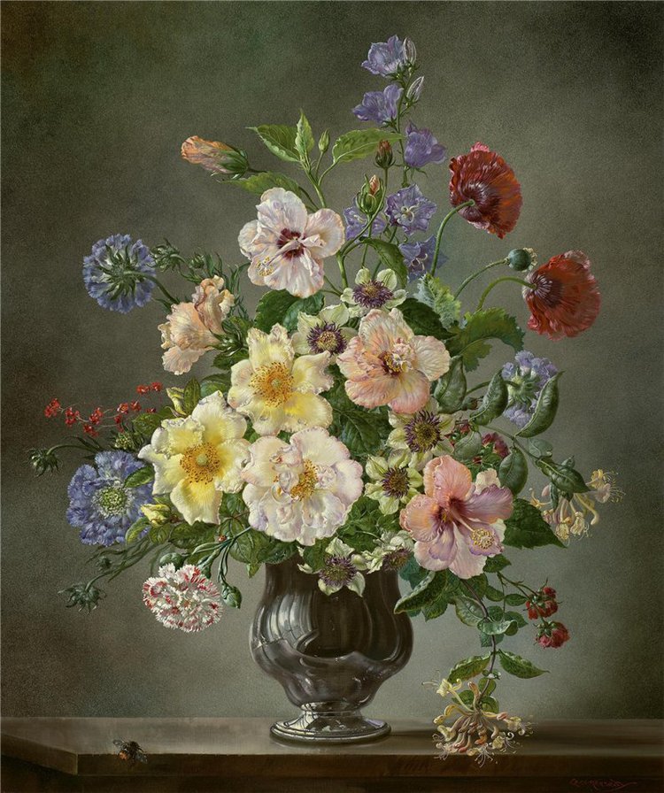 ваза с цветами - цветы, ваза с цветами - оригинал