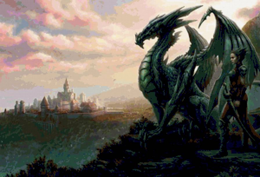 дракон - дракон, фентези - предпросмотр