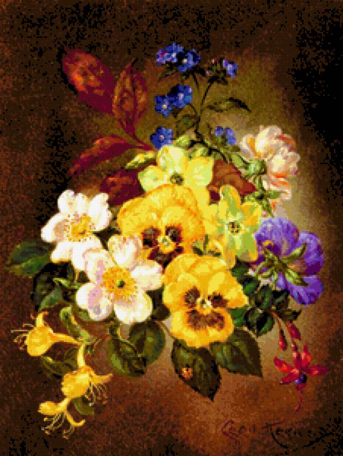 незабутки - незабутки, цветы - предпросмотр