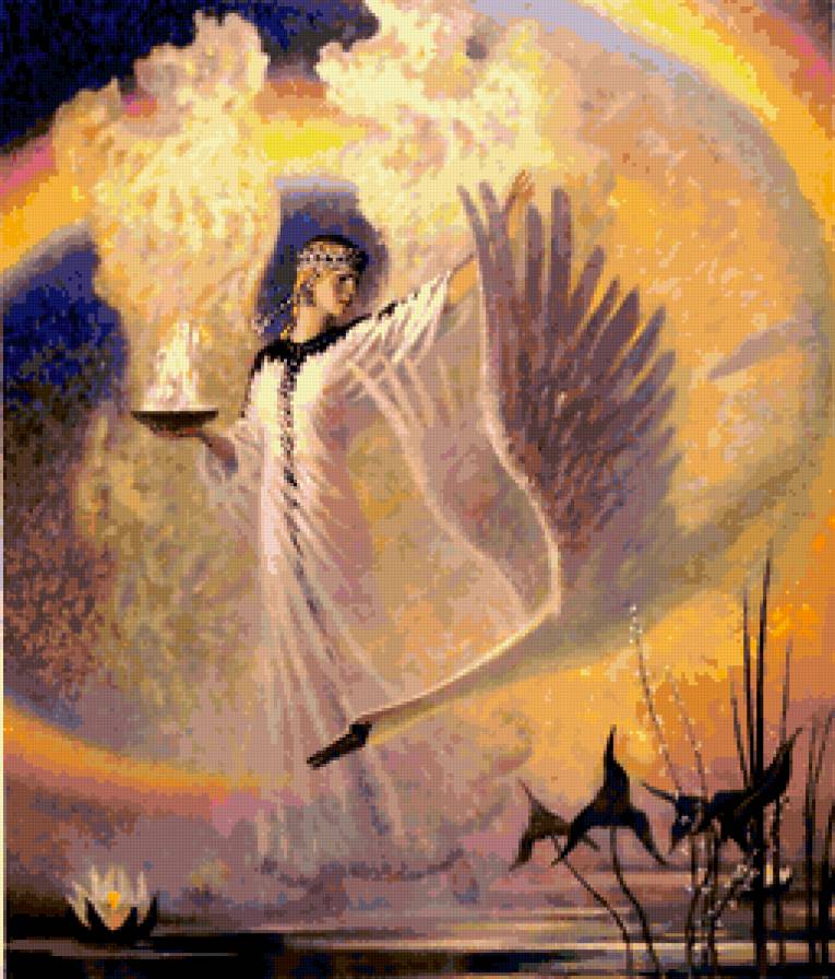 Славяне-3 - лебедь, сказка, славяне, язычество, девушка - предпросмотр