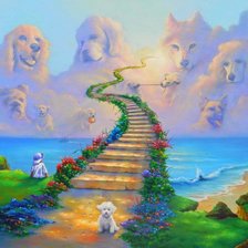Схема вышивки «Все псы попадают в рай»