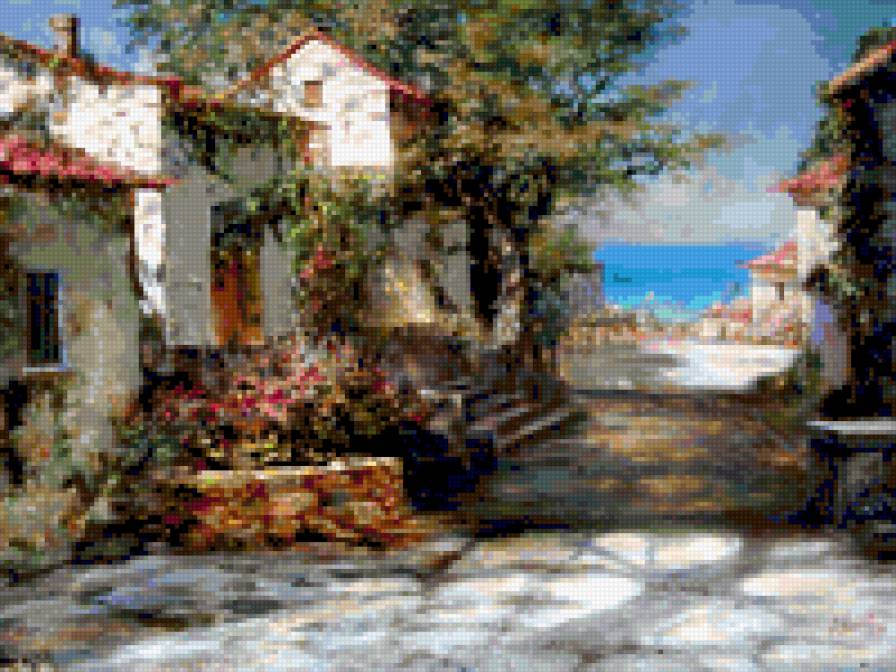 Дом у моря - море, курорт, дом - предпросмотр