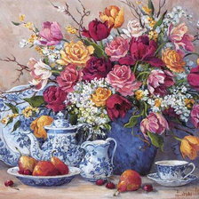 Схема вышивки «букет»