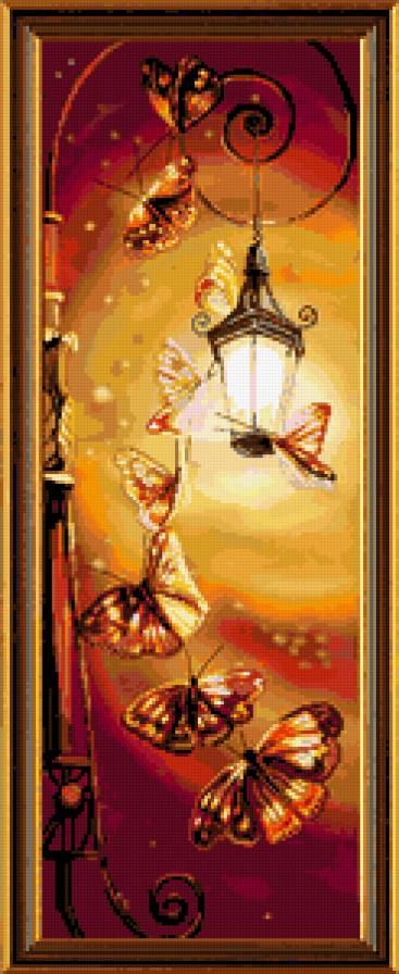 бабочки - вечер, бвбочки - предпросмотр