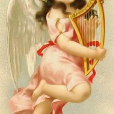 Схема вышивки «ангел»