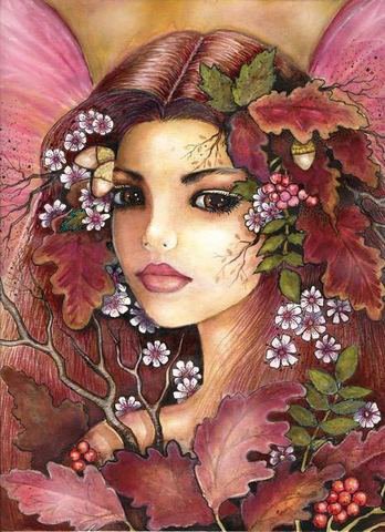 лесня нимфа - девушка, люди - оригинал