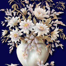 Схема вышивки «цветы»