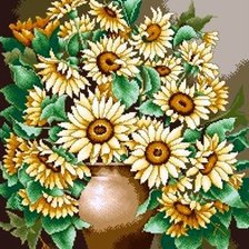 Схема вышивки «цветы»