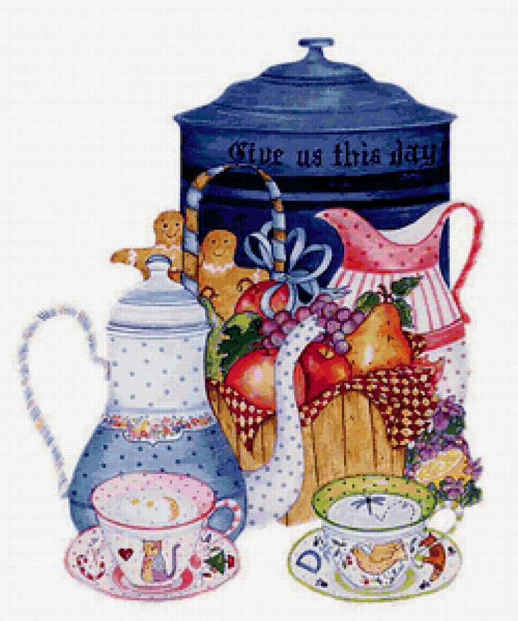 на кухню - натюрморт - предпросмотр